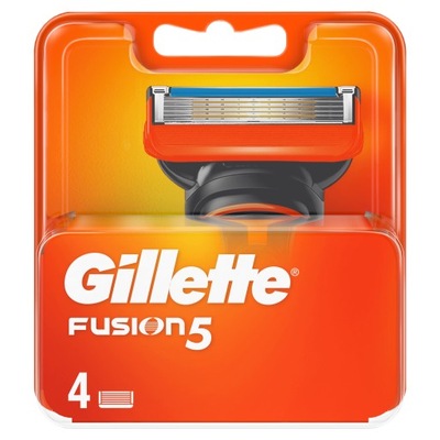 Gillette Fusion5 Fusion wymienne ostrza do maszynki do golenia 4szt