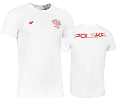 4F KOSZULKA KIBICA POLSKA T-SHIRT / rozm L