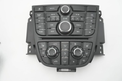 Радио панель кондиционера opel astra j 13360107 13360091 фото №1