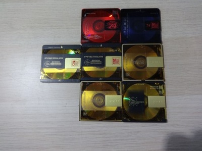 Używane czyste płyty MiniDisc 80 Minut różne