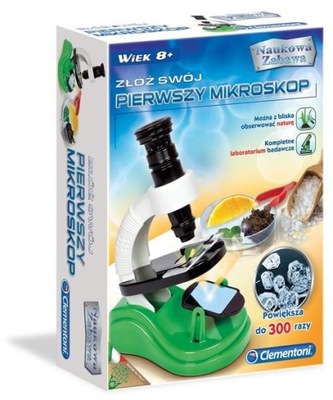 Mikroskop Clementoni Złóż pierwszy mikroskop