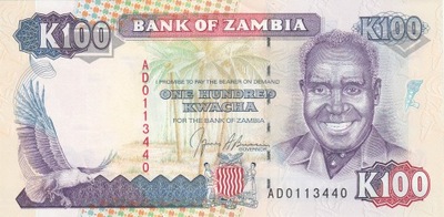 [B4768] Zambia 100 kwacha UNC