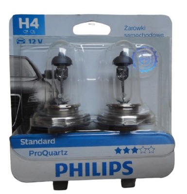 Zestaw żarówek samochodowych H4 Philips 12V