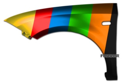 Крила лівий do seat leon ii 2 оцинковка lz9y фото №1