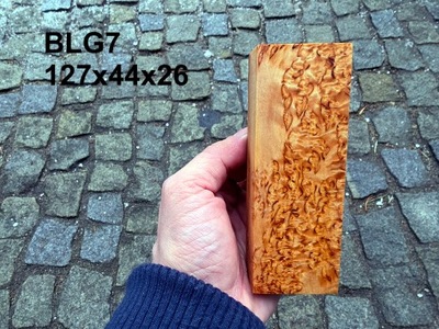 Drewno stabilizowane bloczek BLG7