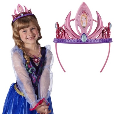 DIADEM TIARA KORONA KRAINA LODU ANNA ELSA FROZEN