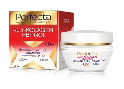 Perfecta Multi-Kolagen Retinol 40+ Krem redukujący