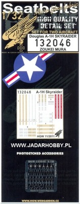 HGW 132046 1/32 A-1H Skyraider (ZoukeiMura) (pasy)