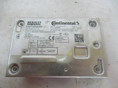 Блок керування renault megane iv 1.3 tce 2591a8326r фото №1