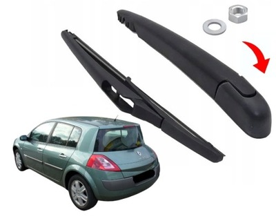 SOPORTE + LIMPIAPARABRISAS LIMPIAPARABRISAS AL PARTE TRASERA RENAULT MRGANE II HATCHBACK 2002-2006R  