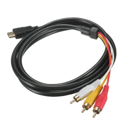 1.5M HDMI-kompatybilny z 3 RCA Video Audio kabel k