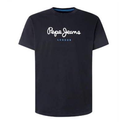 PEPE JEANS T-SHIRT MĘSKI EGGO REGULAR CZARNY XXL