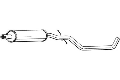 BOSAL SILENCIADOR SISTEMAS DE ESCAPE CENTRAL AUDI A3 SEAT ALTEA ALTEA XL  