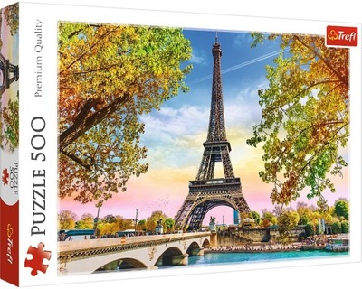 Trefl | Puzzle 500 el. | Romantyczny Paryż
