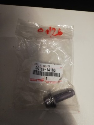 90119-14186 болт підвіска camry c-hr lexus es nx ux rav4 yaris фото №1