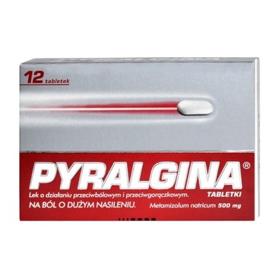 Pyralgina 12tabl. ból gorączka
