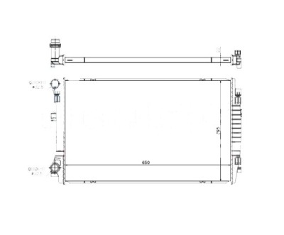 Радіатор skoda yeti 10- 5q0121251em -ic фото №1