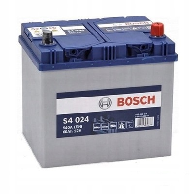 BOSCH S4 024 60AH 540A JAPAN P+