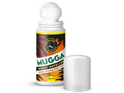 Mugga STRONG Roll-on 50% DEET na komary i kleszcze