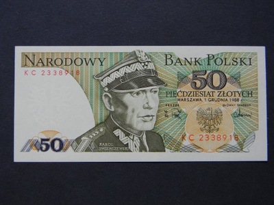 50 ZŁ 1988 KC STAN I UNC