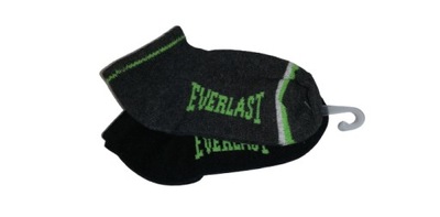 Skarpetki stopki Everlast 2 szt black/lime 27-30