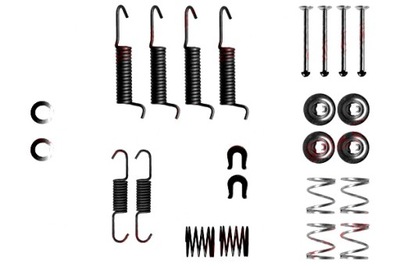 QUICK BRAKE JUEGO DE MONTAJE ZAPATAS DE FRENADO AKEBONO OPEL CAMPO  