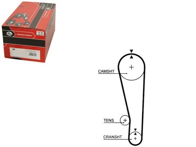 РЕМІНЬ ГРМ GATES 1276185C00 1276160A00 1276160