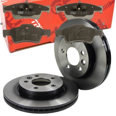 Тормозные колодки + тормозные диски задняя mercedes klasa gl x164 r klasa w251 330mm набор trw фото №1