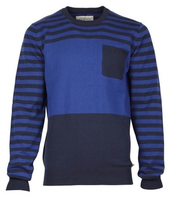 Sweter Blend 700191 Niebieski - L; Niebieski