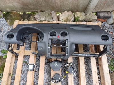 Vw volkswagen caddy iii lift консоль приборная панель приборная ремни датчик подушка безопасности фото №1