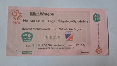 REKORD BIELSKO-BIAŁA - POLONIA GŁUBCZYCE 05-10-2013