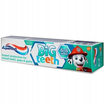 AQUAFRESH PASTA BIG TEETH 6-8