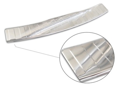 Накладка захист бампера renault grand scenic iii фото №1