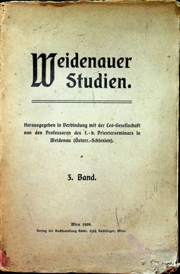 Meidenauer Studien 1909 r.