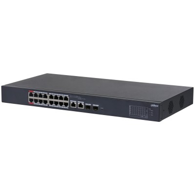 Switch 16xPoE DAHUA 2xUpLink CS4218-16ET-240