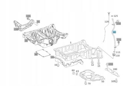 Оригинальная трубка уровня масла mercedes r-klasa/gl/ml фото №1