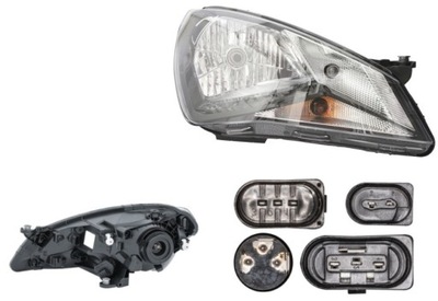 Фара лампа правый seat mii 12- hella фото №1