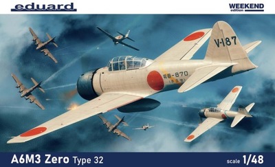 A6M3 ZERO type 32 HAMP EDUARD 84191 1/48 weekend