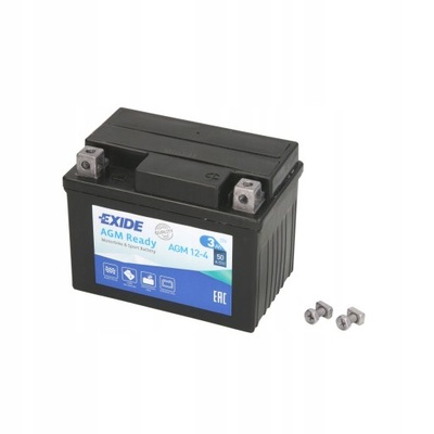 BATERÍA EXIDE BIKE 12V 3AH 50A P+ YTX4L-BS  