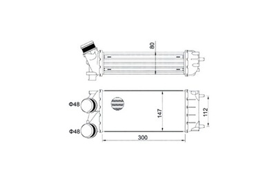 MAGNETI MARELLI INTERCOOLER CITROEN