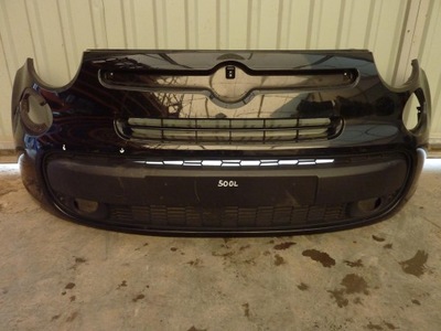 Бампер fiat 500l 2012- передний перед чёрный фото №1
