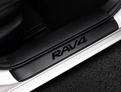 TOYOTA RAV4 BLACK - STICKERS PROTECTIVE ON BODY SILLS  