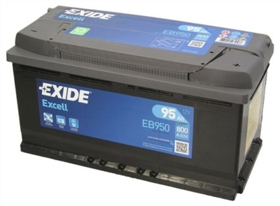 АКУМУЛЯТОР EXIDE EXCELL 95AH 800A EB950 DOSTAWA