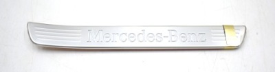 Mercedes gle w167 хром накладка на поріг led правий задній оригінал  нова a1676861600 фото №1