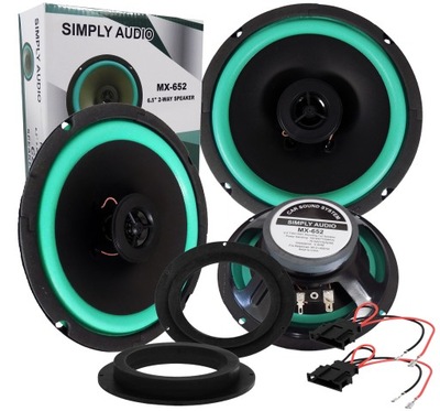 SIMPLY SPEAKERS AUDI TT Q3 SKODA OCTAVIA SUPERB SEAT ALHAMBRA VW SHARAN 2  