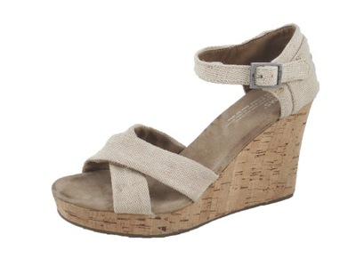 Sandały TOMS Strappy Wedge Sierra roz 39 - 25 cm a8330