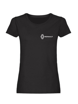 KOSZULKA DAMSKA T-SHIRT RENAULT CZARNA M