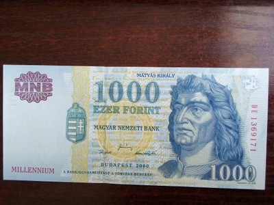 Banknot 1000 forint Węgry