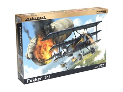 Samolot Fokker Dr.I model 7039 Eduard