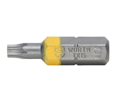 Bit Grot 1/4" x 25mm TX15 Wurth